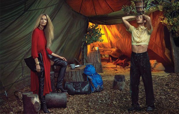 Наташа Поли в американском Harper’s Bazaar