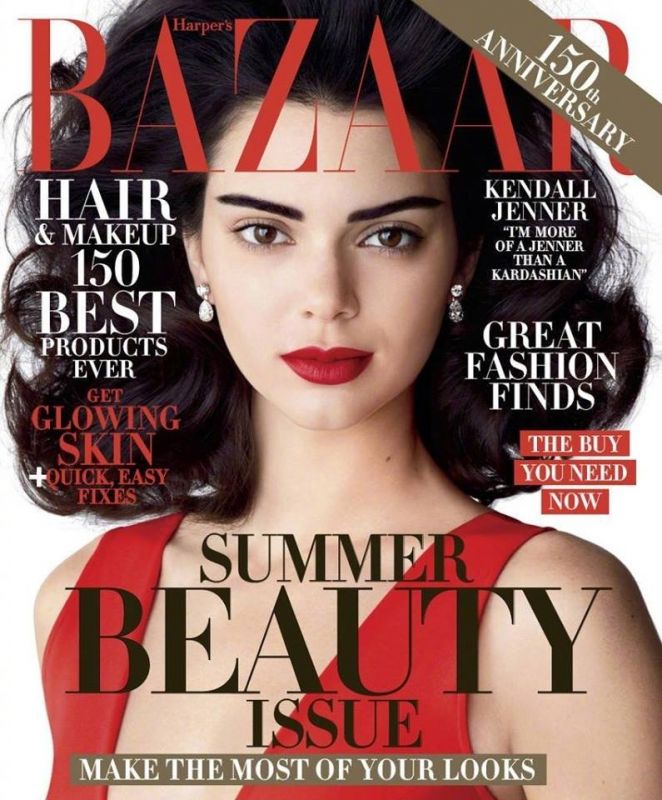 Кендалл Дженнер на страницах Harper's Bazaar